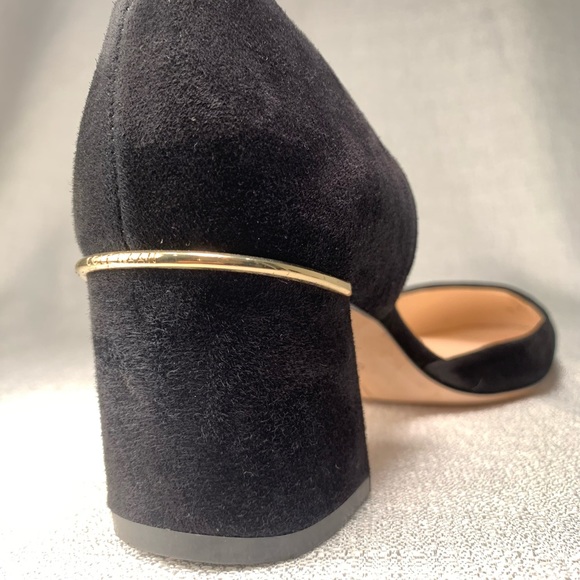 Cole Haan black genuine suede block heels. Never worn. - Picture 12 of 13